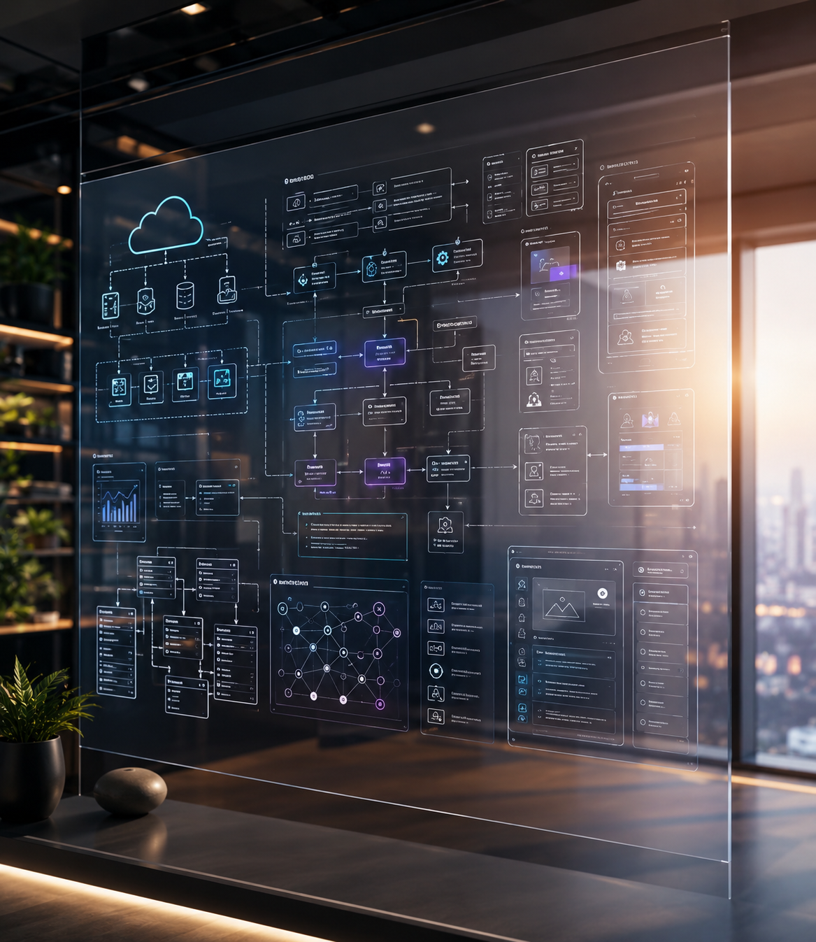Software engineer developing modern business applications