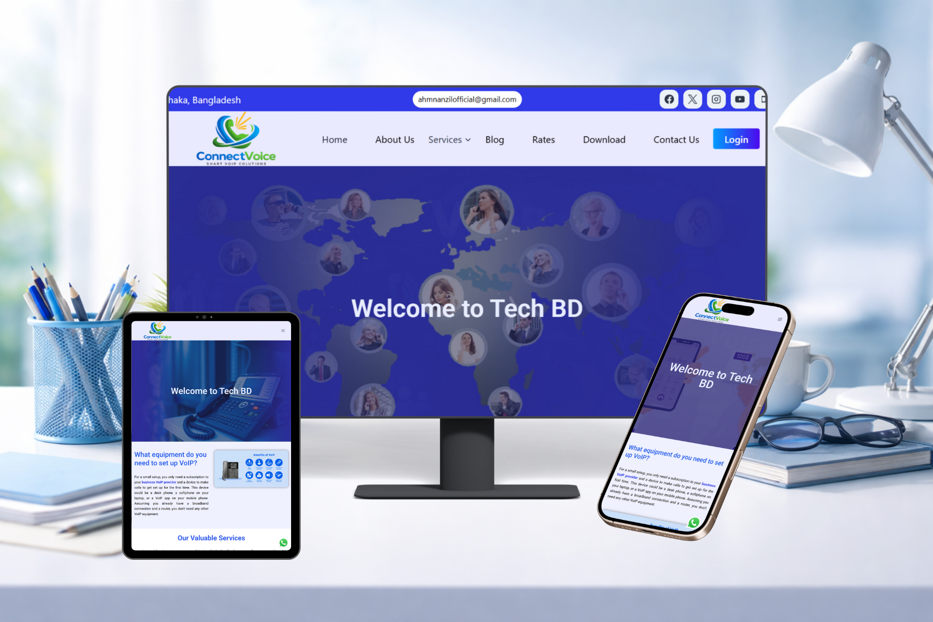 Telecom Business Website